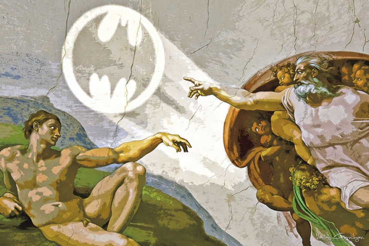 Illustration de l'article : Quand l'univers de Batman est m&ecirc;l&eacute; &agrave; celui des grands ma&icirc;tres de la peinture