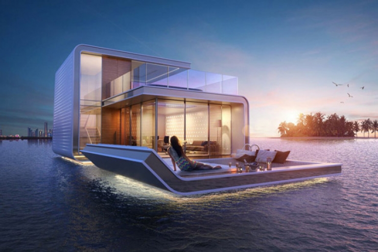 Illustration de l'article : Cette maison flottante ferait r&ecirc;ver n'importe qui, attendez de voir l'int&eacute;rieur !