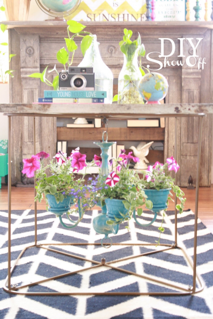 Illustration de l'article : Un lustre pour vos plantes à fabriquer à la maison !