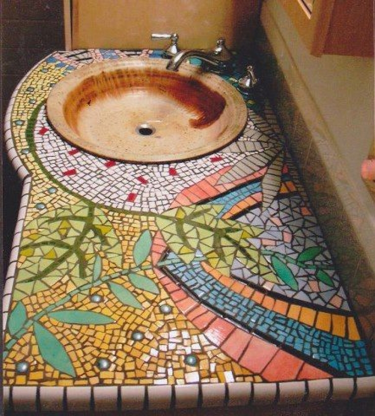 Illustration de l'article : Des r&eacute;alisations &agrave; base de mosa&iuml;ques pour votre inspiration ! 39 Photos...
