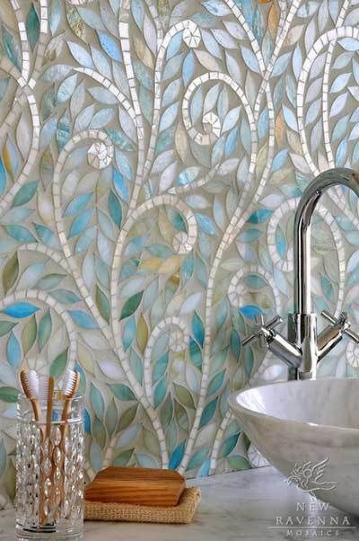 Illustration de l'article : Des r&eacute;alisations &agrave; base de mosa&iuml;ques pour votre inspiration ! 39 Photos...