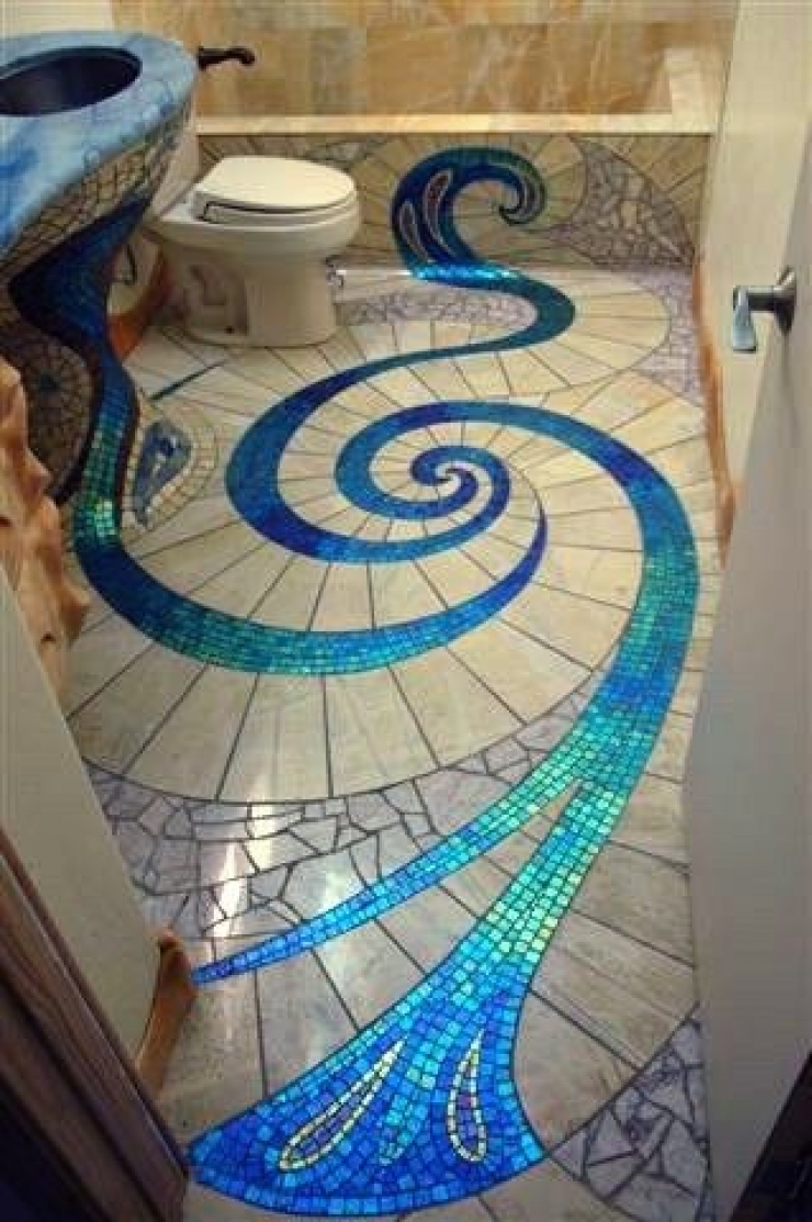 Illustration de l'article : Des r&eacute;alisations &agrave; base de mosa&iuml;ques pour votre inspiration ! 39 Photos...