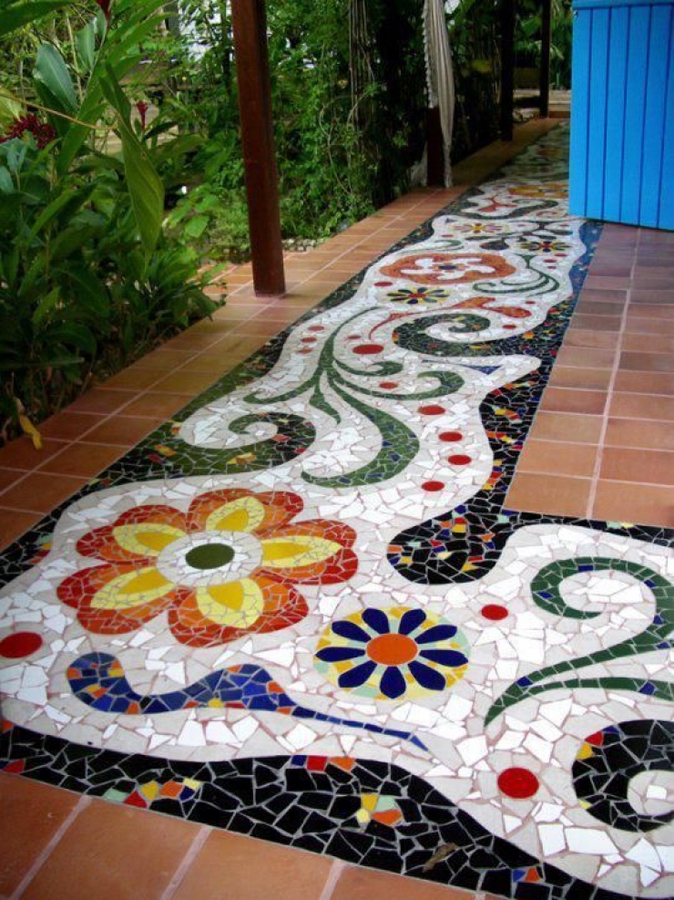 Illustration de l'article : Des r&eacute;alisations &agrave; base de mosa&iuml;ques pour votre inspiration ! 39 Photos...