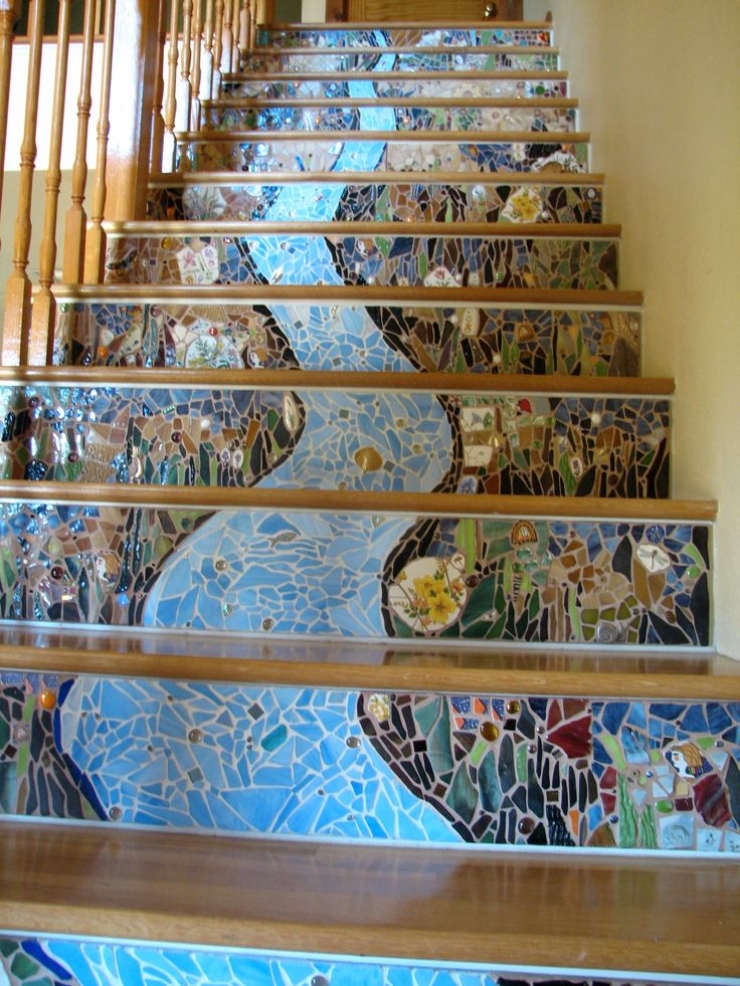 Illustration de l'article : Des r&eacute;alisations &agrave; base de mosa&iuml;ques pour votre inspiration ! 39 Photos...