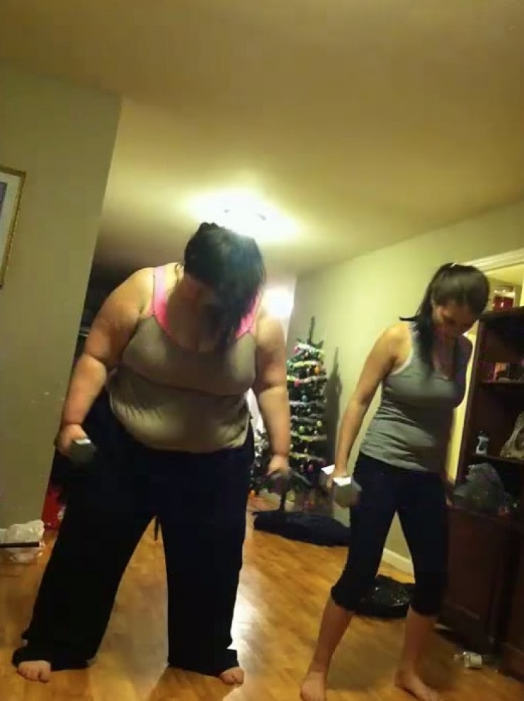 Illustration de l'article : Regardez la magnifique surprise qu'elle re&ccedil;oit apr&egrave;s sa m&eacute;tamorphose et une perte de 95kg ! Bravo Madame !