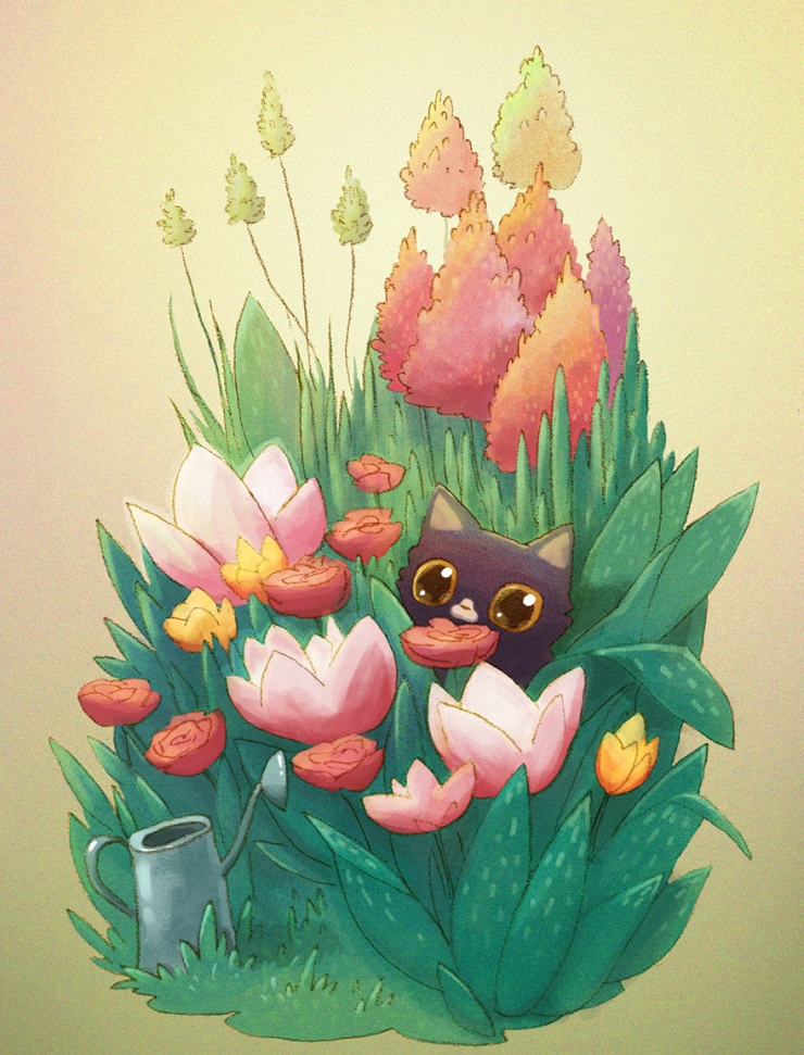 Illustration de l'article : Les aventures de Pinkerton, le chat tr&egrave;s curieux imagin&eacute; par Alena Tkach (17 photos)