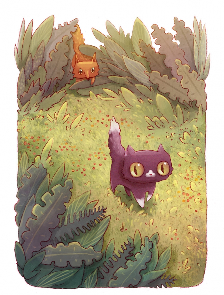 Illustration de l'article : Les aventures de Pinkerton, le chat tr&egrave;s curieux imagin&eacute; par Alena Tkach (17 photos)