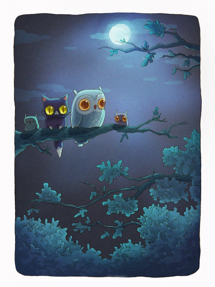 Illustration de l'article : Les aventures de Pinkerton, le chat tr&egrave;s curieux imagin&eacute; par Alena Tkach (17 photos)