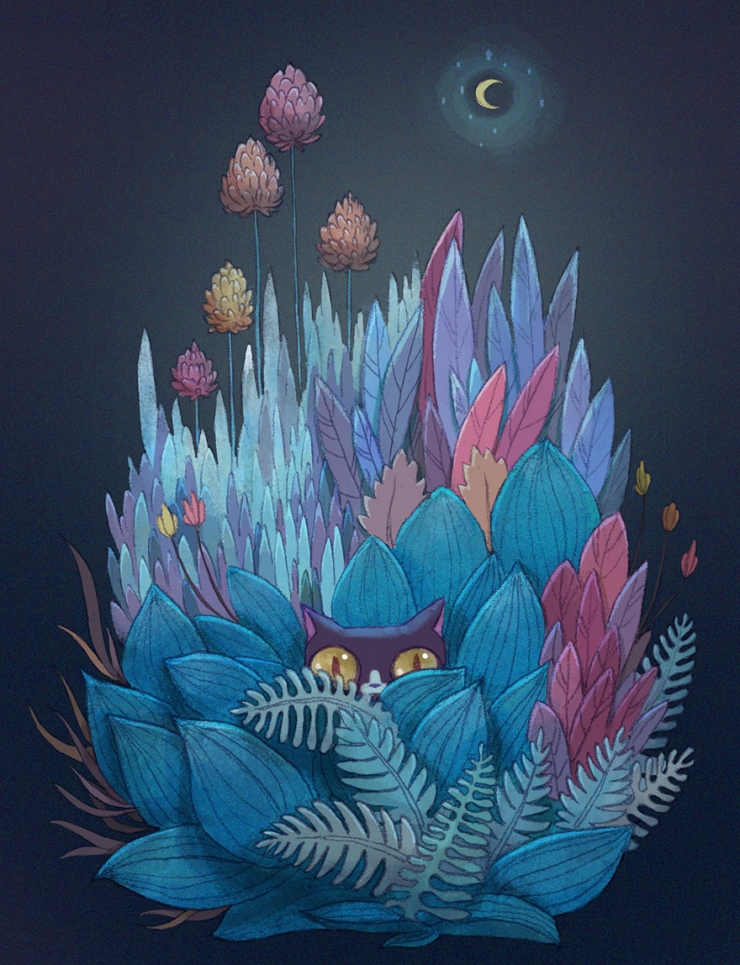 Illustration de l'article : Les aventures de Pinkerton, le chat tr&egrave;s curieux imagin&eacute; par Alena Tkach (17 photos)