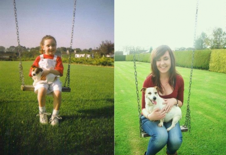 Illustration de l'article : Les chiens aussi ont droit à leurs photos avant/après. Regardez comme ils ont grandi (26 photos)