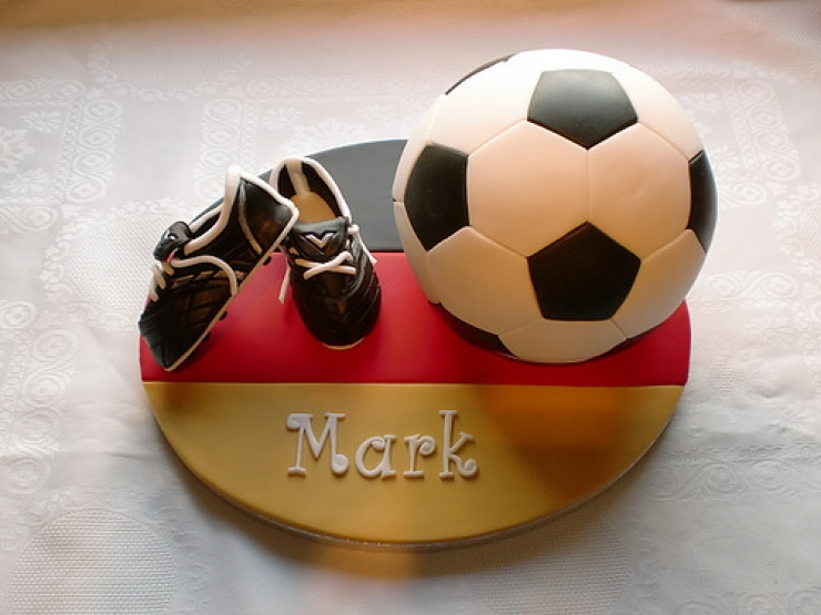 Illustration de l'article : Top 28 des plus beaux g&acirc;teaux pour les fans de Football... Joli travail ! 