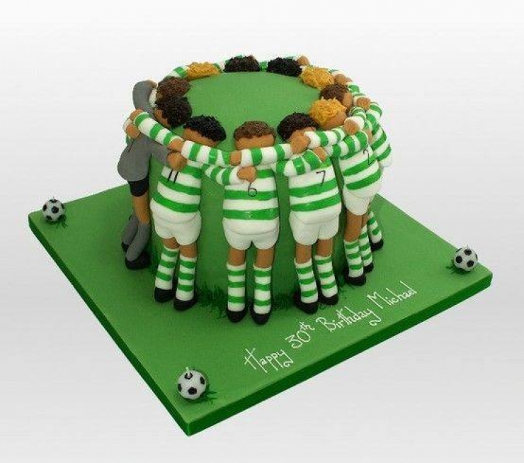 Illustration de l'article : Top 28 des plus beaux g&acirc;teaux pour les fans de Football... Joli travail ! 