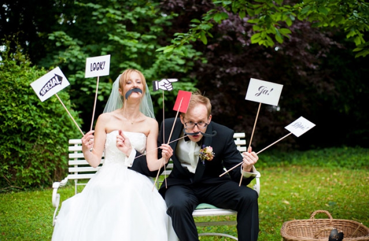 Illustration de l'article : Entre originalit&eacute; et amour, cette s&eacute;lection de photos de mariage devrait vous plaire...Et vous donner des id&eacute;es ! 