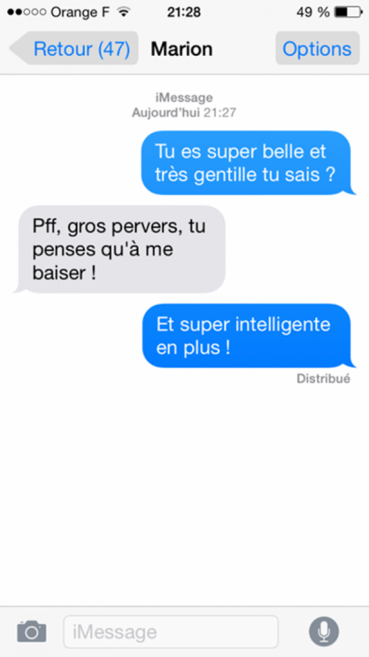 Illustration de l'article : Si vous cherchez &agrave; draguer par texto, n'agissez surtout pas comme dans ces 24 sms...