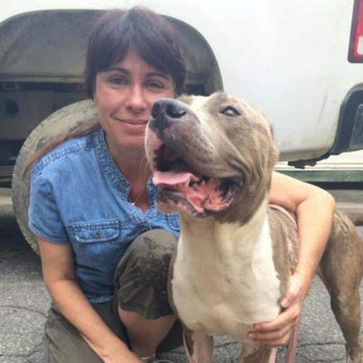 Illustration de l'article : Brûlé à l'acide, personne ne voulait l'adopter, jusqu'à ce qu'il tombe sur la merveilleuse Melinda !