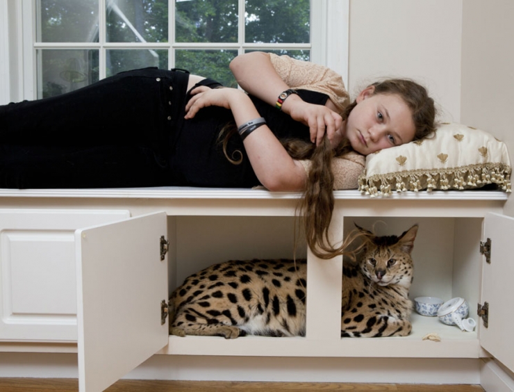 Illustration de l'article : Elle photographie sa fille en compagnie d'animaux depuis 15 ans (22 photos)