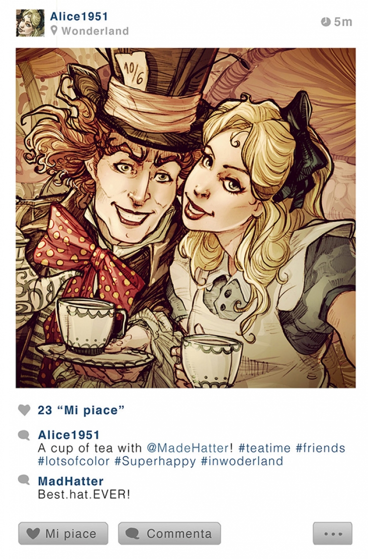 Illustration de l'article : Et si les h&eacute;ros Disney &eacute;taient sur Instagram...