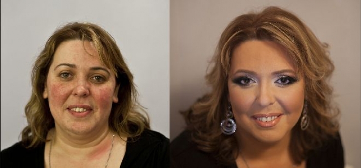 Illustration de l'article : On pourrait penser &agrave; un clich&eacute; photoshop&eacute;, pourtant ce n'est que du maquillage, aucune retouche...