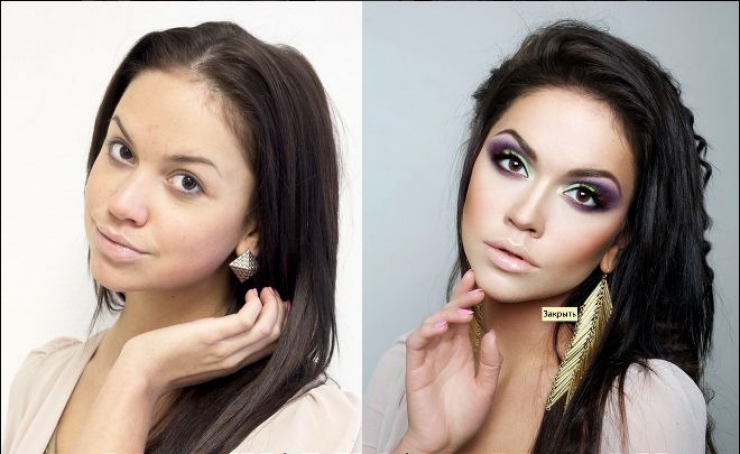 Illustration de l'article : On pourrait penser &agrave; un clich&eacute; photoshop&eacute;, pourtant ce n'est que du maquillage, aucune retouche...