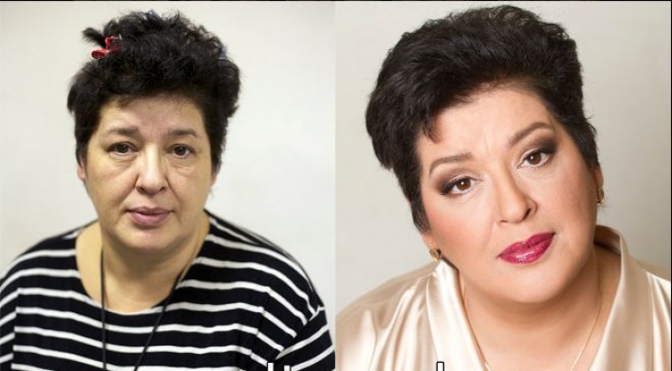 Illustration de l'article : On pourrait penser &agrave; un clich&eacute; photoshop&eacute;, pourtant ce n'est que du maquillage, aucune retouche...