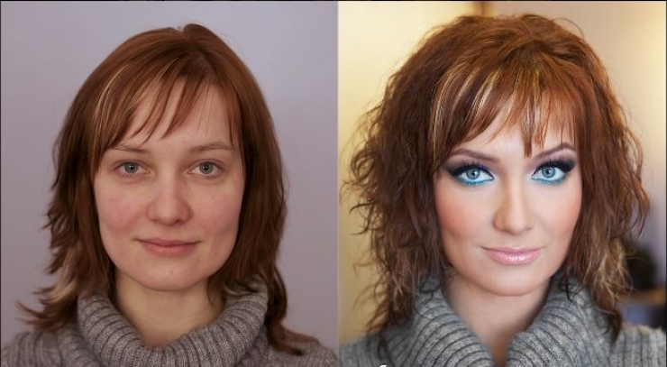 Illustration de l'article : On pourrait penser &agrave; un clich&eacute; photoshop&eacute;, pourtant ce n'est que du maquillage, aucune retouche...