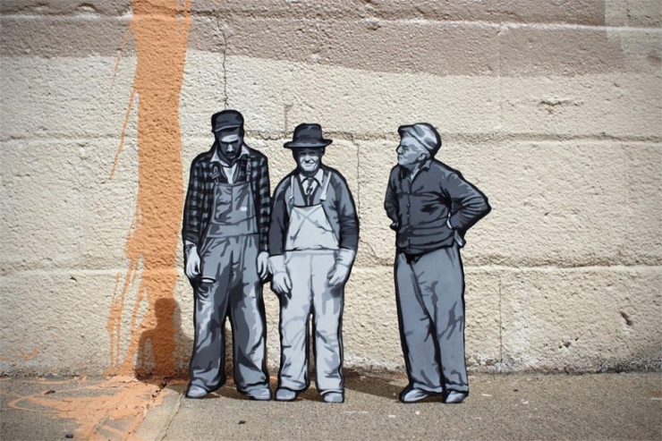 Illustration de l'article : Il peuple les rues de ses &eacute;tonnants petits personnages en bois