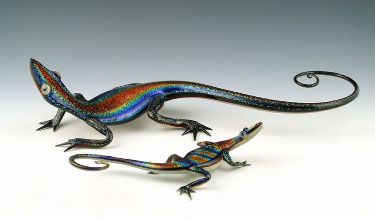 Illustration de l'article : Découvrez ces superbes créatures en verre soufflé signées Scott Bisson
