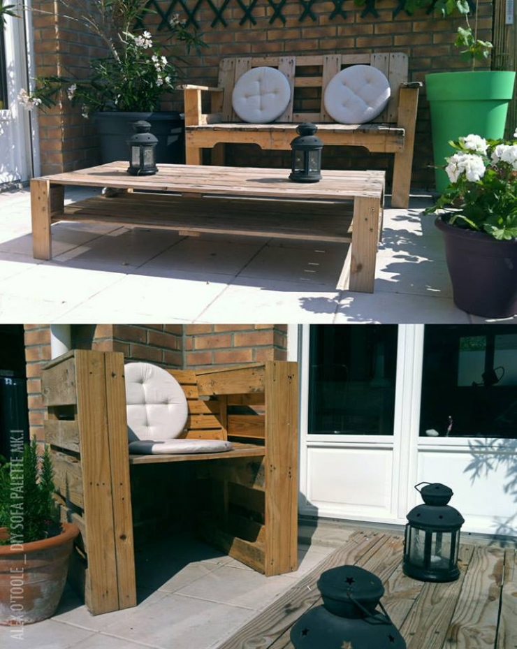 Illustration de l'article : 34 réalisations à base de palettes pour vous inspirer à la maison...