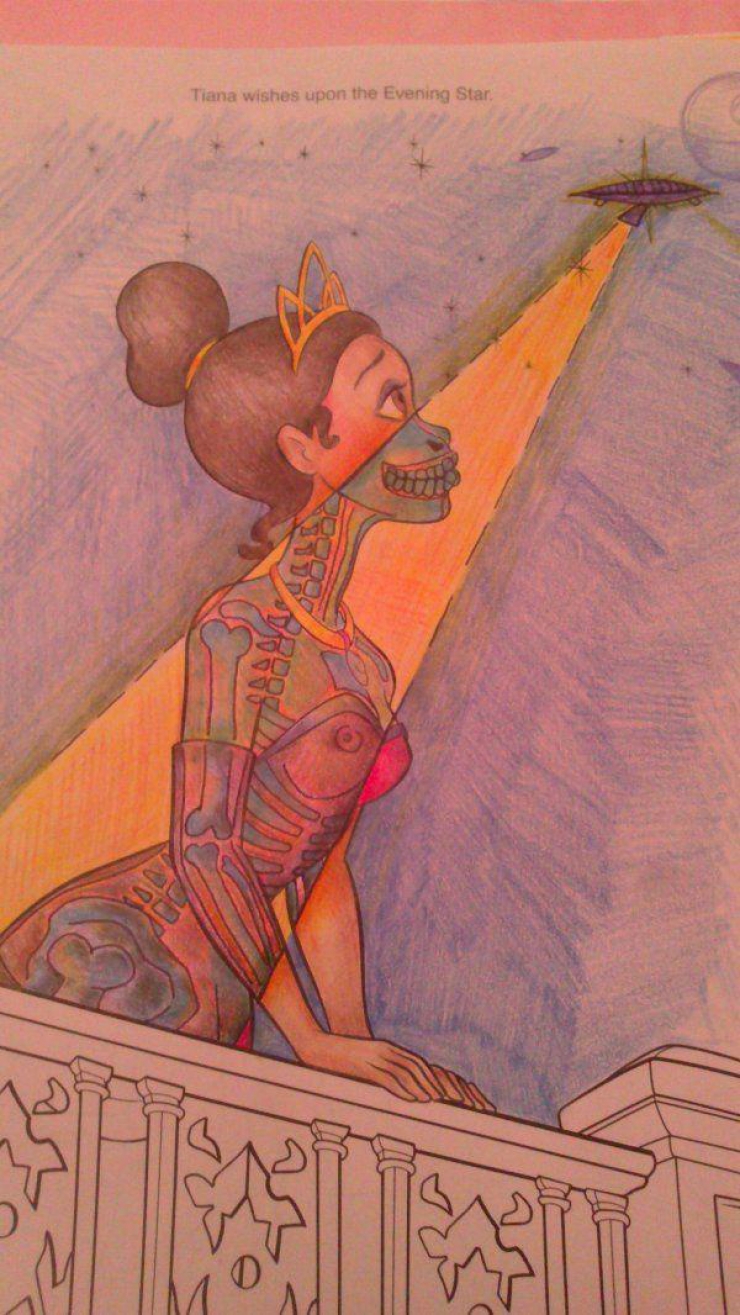 Illustration de l'article : Quand les adultes massacrent les photos des livres &agrave; colorier des plus petits...