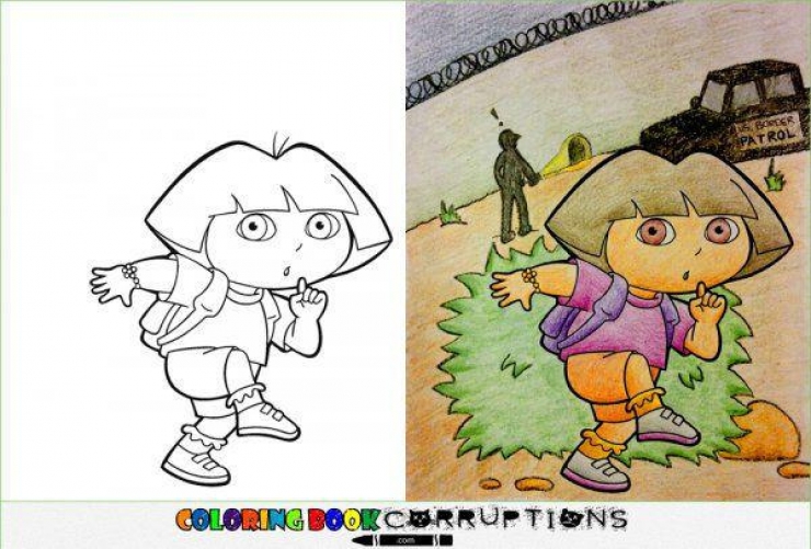 Illustration de l'article : Quand les adultes massacrent les photos des livres &agrave; colorier des plus petits...