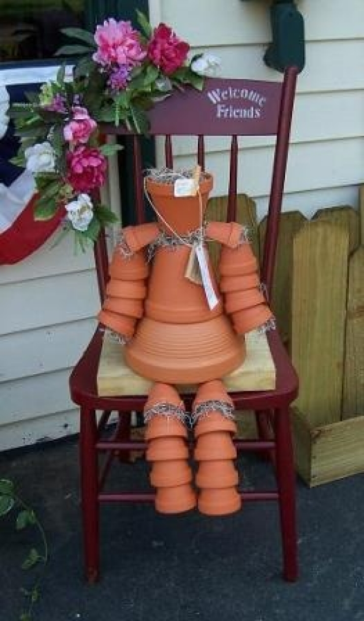 Un tuto et 24 photos pour réaliser vos sculptures en pot de terre cuite