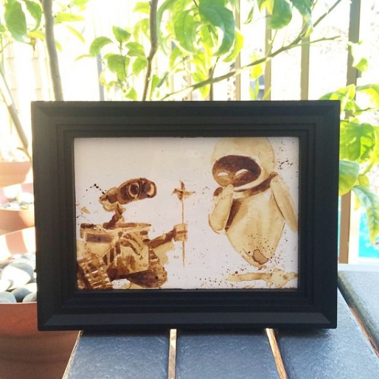 Illustration de l'article : La caf&eacute; n'est pas qu'une boisson pour cette artiste chypriote. D&eacute;couvrez 19 de ses dessins caf&eacute;in&eacute;s