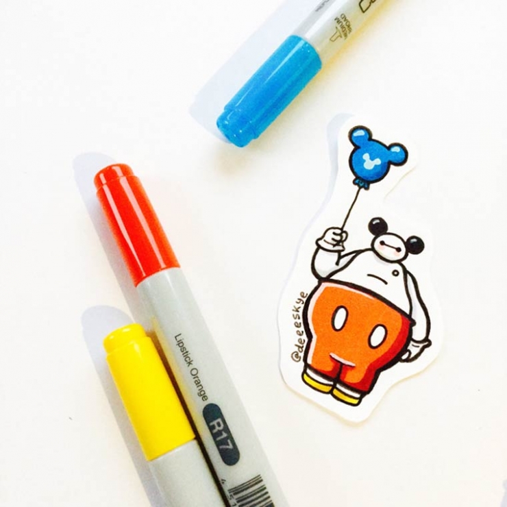 Illustration de l'article : Baymax dans le r&ocirc;le de Blanche-Neige, c'est g&eacute;nial !