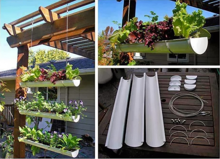 Illustration de l'article : 42 R&eacute;cups et transformations d'objets banals en pots originaux pour vos plantations...