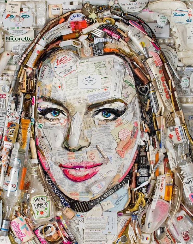 Illustration de l'article : 26 portraits réalisés avec des objets du quotidien