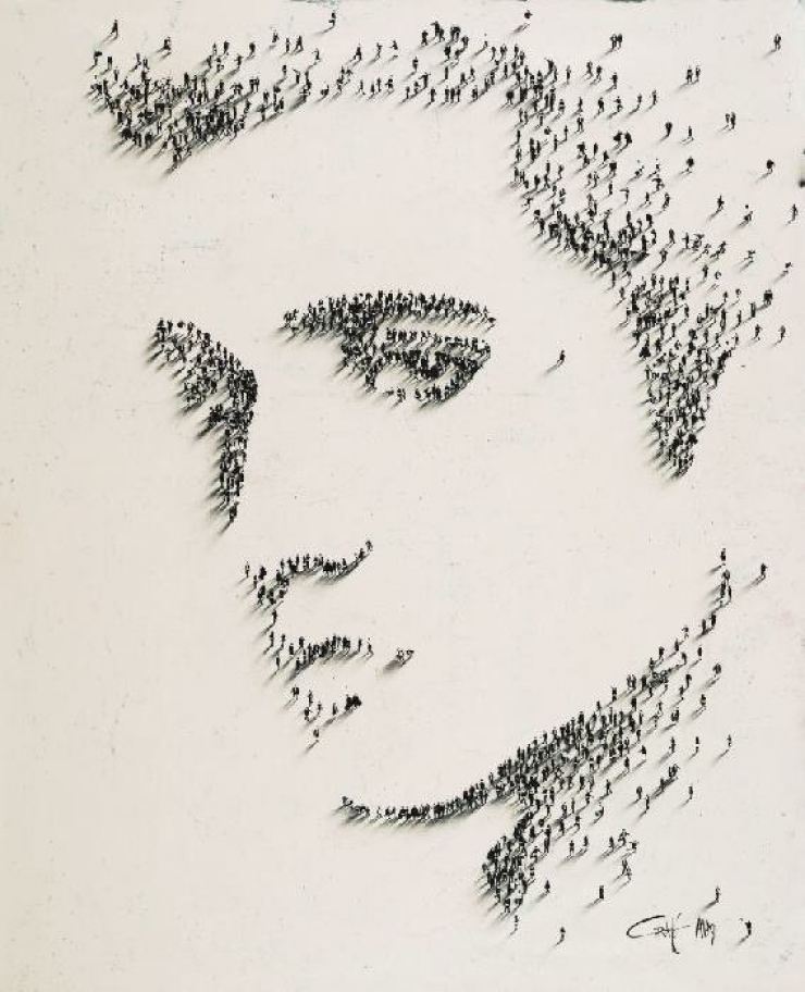 Illustration de l'article : 26 portraits réalisés avec des objets du quotidien