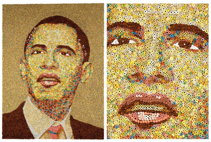 Illustration de l'article : 26 portraits réalisés avec des objets du quotidien