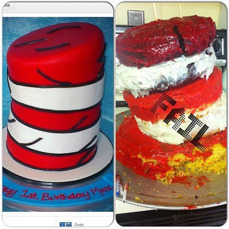 Illustration de l'article : Top 30 des pires g&acirc;teaux d'anniversaires ! Il y a les virtuoses...Et les autres !