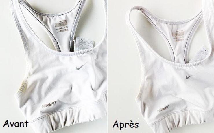 Illustration de l'article : Un d&eacute;tachant magique pour faire partir les cernes de transpiration en dessous des bras...