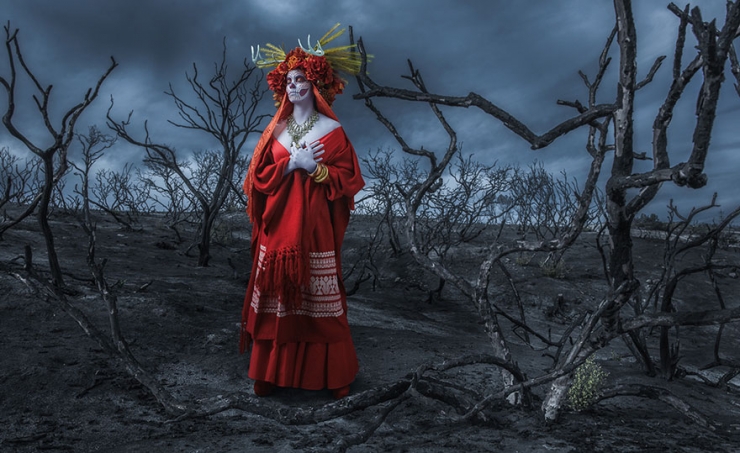 Illustration de l'article : Ces photos de "reines de la mort" mexicaines sont d'une incroyable beaut&eacute;