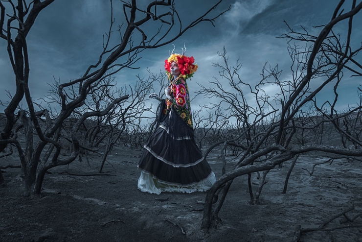 Illustration de l'article : Ces photos de "reines de la mort" mexicaines sont d'une incroyable beaut&eacute;