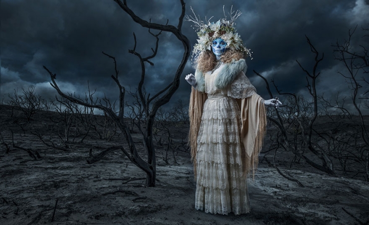 Illustration de l'article : Ces photos de "reines de la mort" mexicaines sont d'une incroyable beaut&eacute;