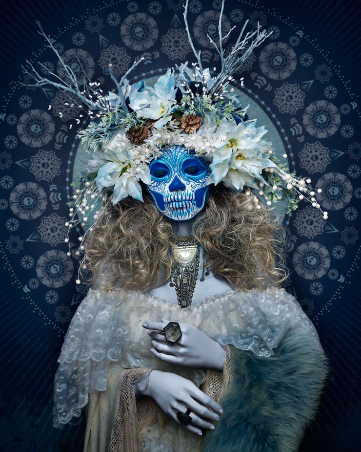 Illustration de l'article : Ces photos de "reines de la mort" mexicaines sont d'une incroyable beaut&eacute;