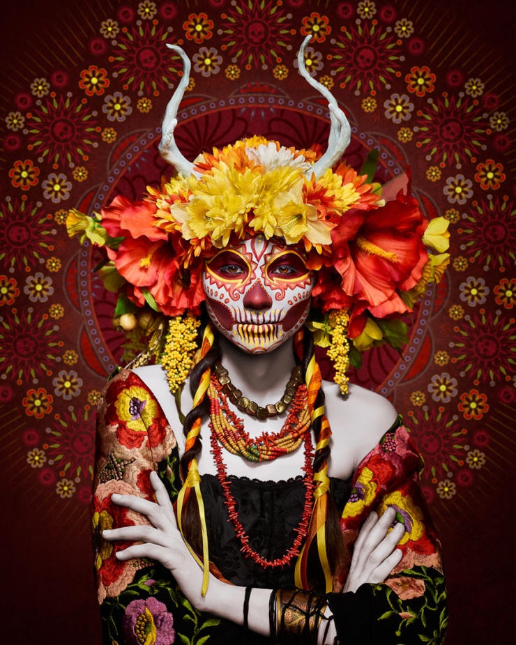 Illustration de l'article : Ces photos de "reines de la mort" mexicaines sont d'une incroyable beaut&eacute;