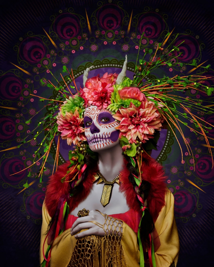Illustration de l'article : Ces photos de "reines de la mort" mexicaines sont d'une incroyable beaut&eacute;