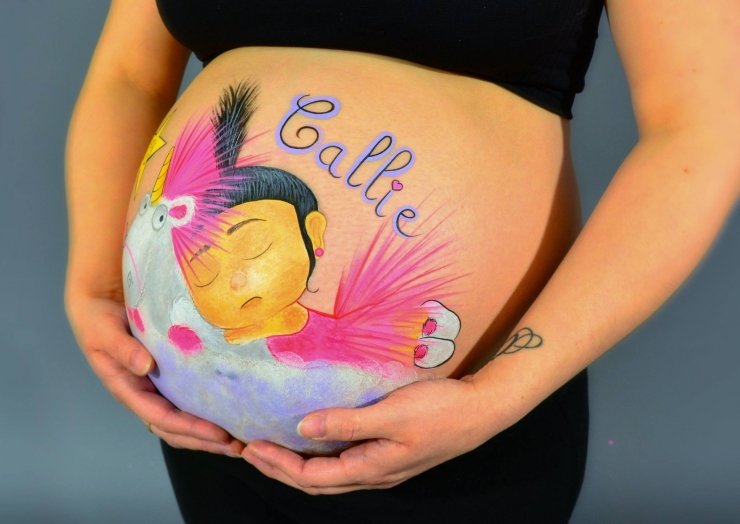 Illustration de l'article : 15 des plus belles r&eacute;alisations de Belly Painting par Steph Aux Mains D'Argent...