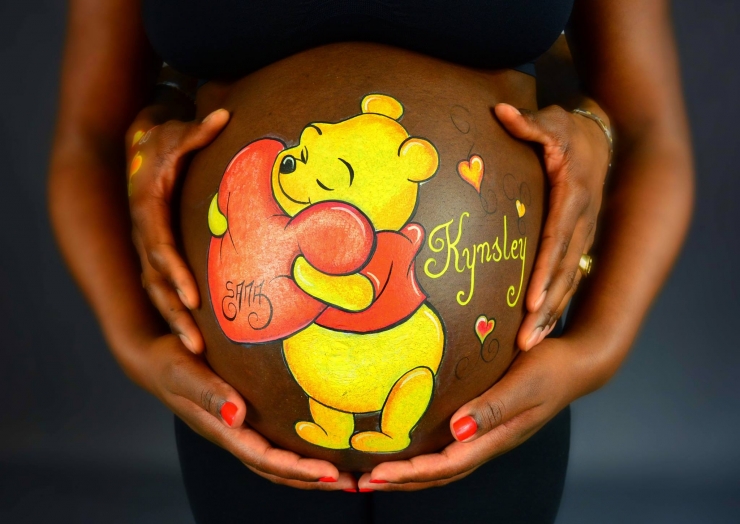 Illustration de l'article : 15 des plus belles r&eacute;alisations de Belly Painting par Steph Aux Mains D'Argent...