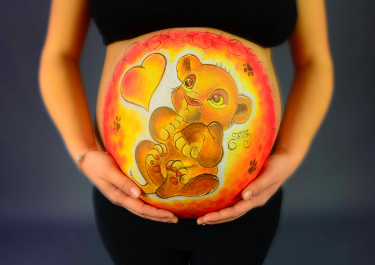 Illustration de l'article : 15 des plus belles r&eacute;alisations de Belly Painting par Steph Aux Mains D'Argent...