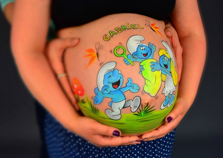 Illustration de l'article : 15 des plus belles r&eacute;alisations de Belly Painting par Steph Aux Mains D'Argent...