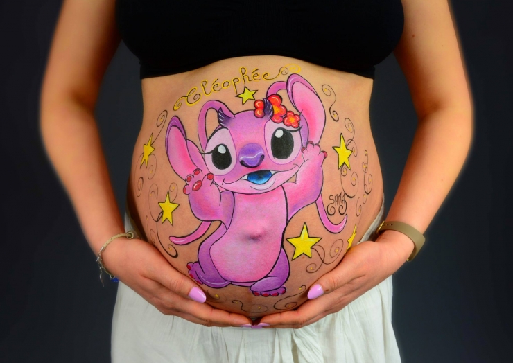 Illustration de l'article : 15 des plus belles r&eacute;alisations de Belly Painting par Steph Aux Mains D'Argent...